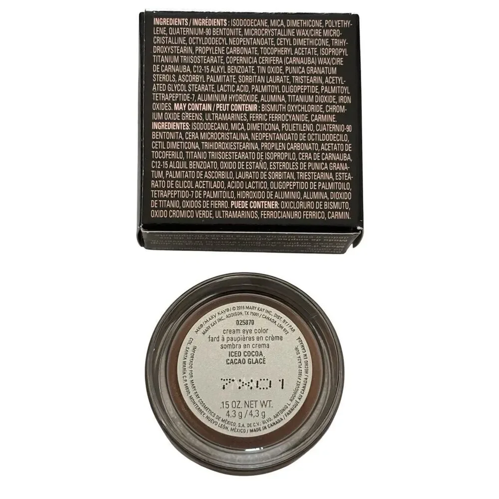 Mary Kay Cream Eye Color Iced Cocoa #025870 DISCONTINUED .15 oz New With Box